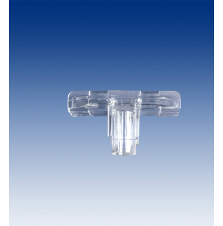 T-holder with side lock, transparent