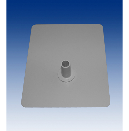 Grey metal base 160x195mm